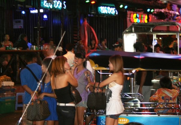 A night life scene in Bangkok