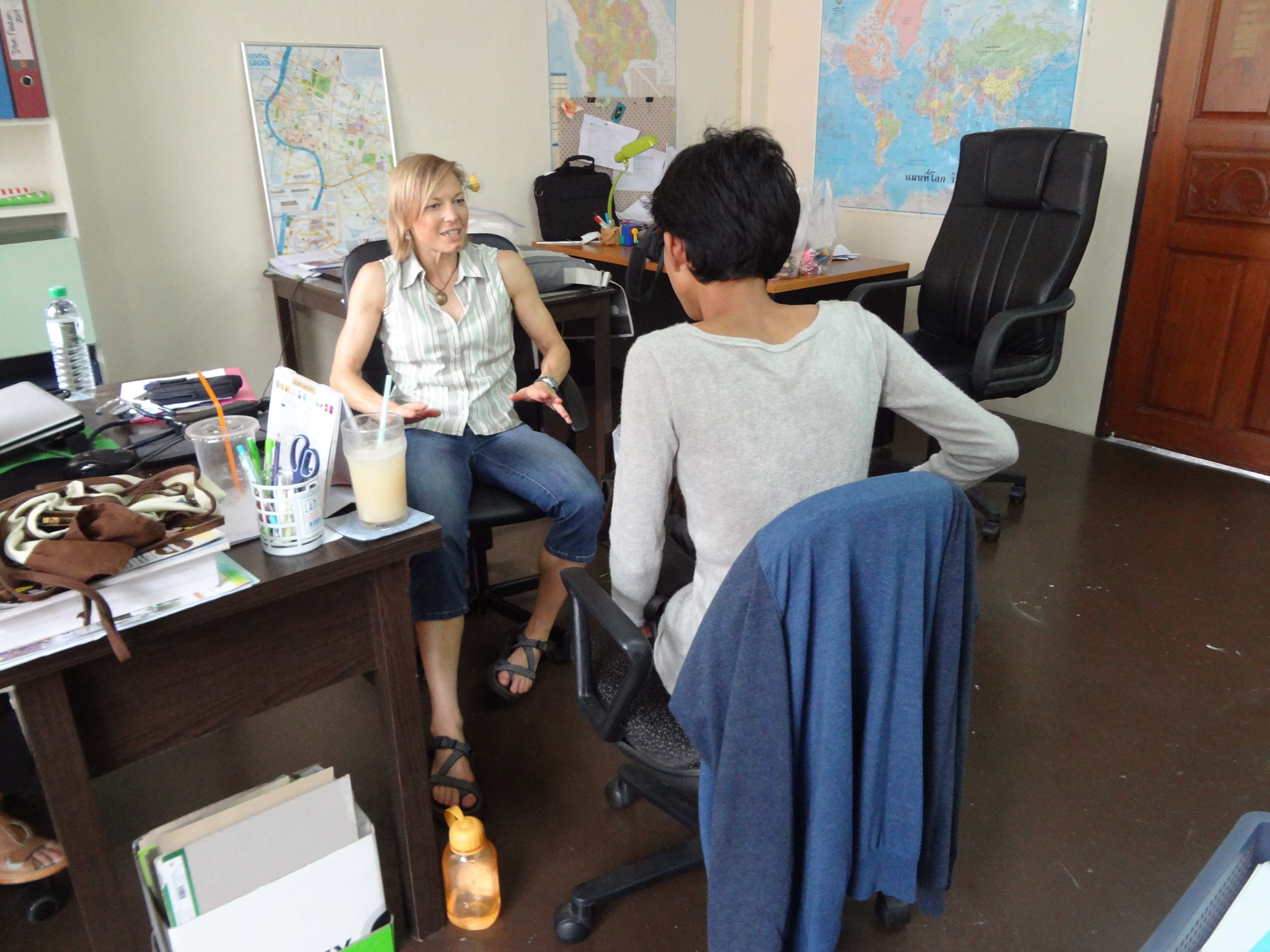 A medical consultation with a ladyboy. 