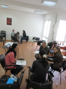 small group work in Stara Zagora, Bulgaria