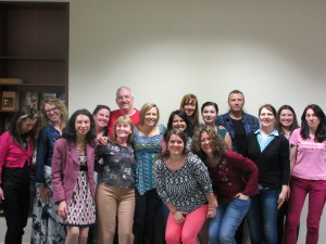 Representatives from various organizations in Sofia thank you!  